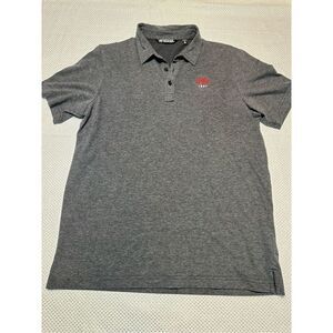 Travis Mathew gray polo size L - has company logo